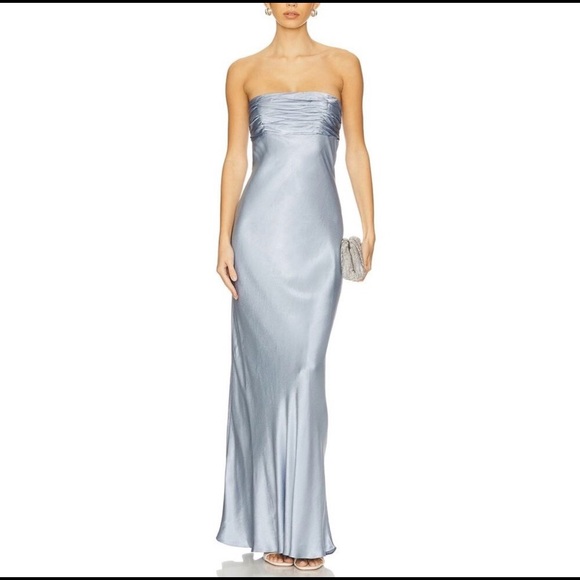 Shona Joy Powder Blue La Lune Dress